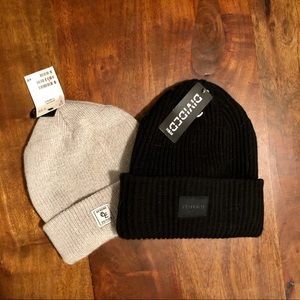NWT Divided and Genuine Edition beanies